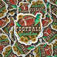DC 786 football grandma Die cut sticker 3-5 Business Day TAT