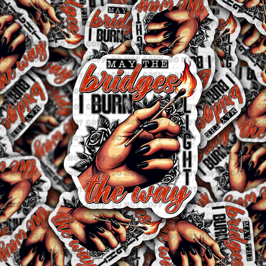 DC 789 may the bridge Die cut sticker 3-5 Business Day TAT