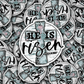 DC 856 He is risen Die cut sticker 3-5 Business Day TAT