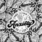 DC 927 I came I saw I had anxiety Die cut sticker 3-5 Business Day TAT