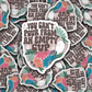 DC 979 You can't pour from an empty cup  Die cut sticker 3-5 Business Day TAT