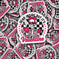 DS - 2451 Dead inside but it's Valentine Die Cut Sticker