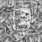 DC 2353 - Don't flirt with me I cook good and I'm crazy Die Cut Sticker