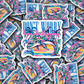 DC 1820 - Don't worry beach happy Die Cut Sticker