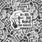 dc461 Drink your tea and mind your business Die cut sticker 3-5 Business Day TAT