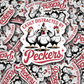 DC 1348 Easily distracted by peckers - die cut sticker