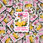 DC 1847 - It was NOT Easy peasy lemon squeezy Die Cut Sticker