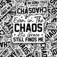 DC 2105 - Even in the Chaos his grace still finds me Die Cut Sticker
