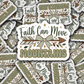 DS 3092 - Faith Can Move Mountains Die Cut sticker