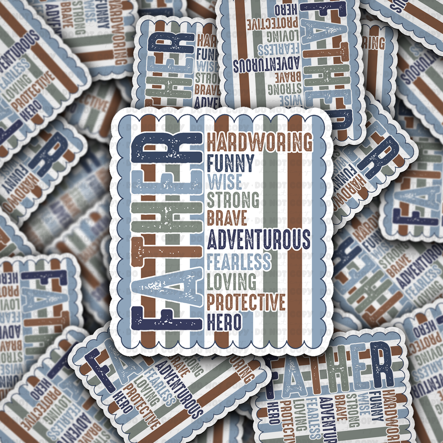 DS 3028 - Father Die Cut sticker