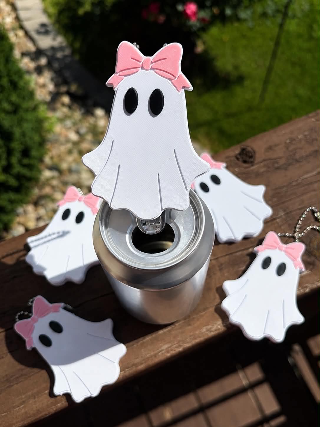 Ghost can tab opener keychain (GHOST CAN HOLDER NOT INCLUDED)