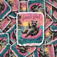 DS 3093 - Feral Girl Summer Die Cut sticker