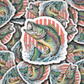 DS 2964 - Fish Die Cut sticker