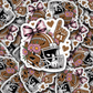 DC 2004 - Football helmet with flowers Die Cut Sticker