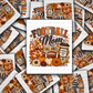 DS 3296 - Football mom fall vibes Die Cut sticker