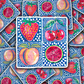 DC 2013 - Strawberry cherry peach watermelon Die Cut Sticker