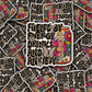 DC 1913 - Fueled by energy drinks and anxiety Die Cut Sticker