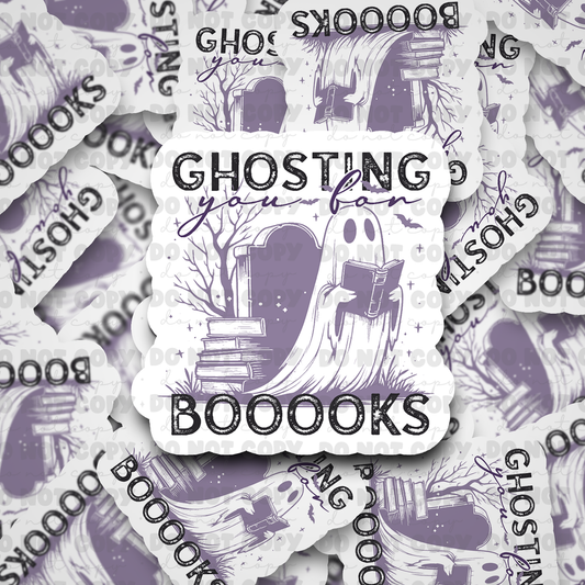 DC555 Ghosting Die cut sticker 3-5 Business Day TAT
