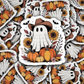 DC 2014 - Fall ghost pumpkin Die Cut Sticker