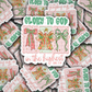 DC 2194 - Glory to God in the highest Die Cut Sticker