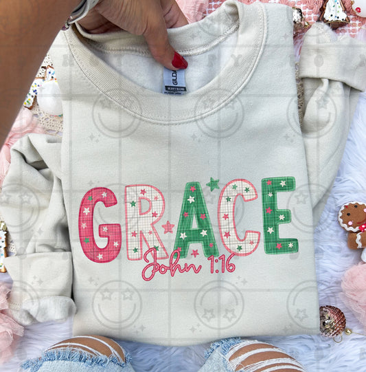 6557 - Grace John 3:16 *DTF Transfer