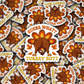 DC 2184 - Guess what turkey butt Die Cut Sticker