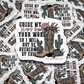 DC557 Guide my steps Die cut sticker 3-5 Business Day TAT