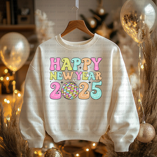 4833 Happy New year 2025  *DREAM TRANSFER* DTF