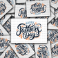 DS 3045 - Happy Fathers Day Die Cut sticker