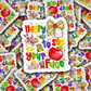 DS 3147 - Happy To See Your Face Die Cut sticker