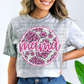 5537 - Hawthorn May flower Mama circle *DTF