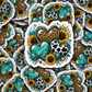 DS 3247 - Hearts Die Cut sticker