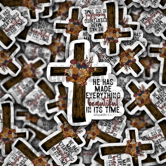 He has made  Die cut sticker 3-5 Business Day TAT