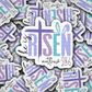 DC 1411 - He is Risen die cut sticker