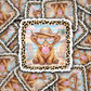 DS 2785 - Highland cow at beach Die Cut sticker
