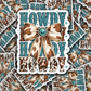 DC 1307 Howdy coquette bow - die cut sticker