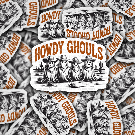 DC 2049 - Howdy Ghouls Die Cut Sticker