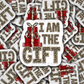 DC544 I am the gift Die cut sticker 3-5 Business Day TAT