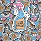 DC 1526 - Idiot replellent die cut sticker