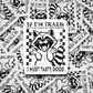 DC499 If im trash  Die cut sticker 3-5 Business Day TAT