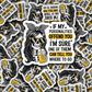 DS -2384 - If my personalities offend you I'm sure one of them can tell you where to go Die Cut Sticker