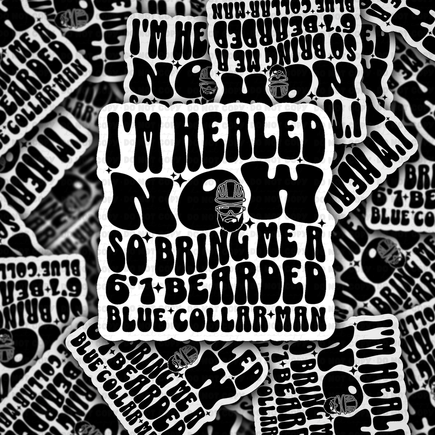 DC 1997 - I'm healed now Die Cut Sticker