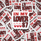 DC526 In my lover era Die cut sticker 3-5 Business Day TAT