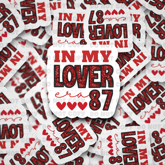 DC526 In my lover era Die cut sticker 3-5 Business Day TAT