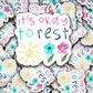 DC 1776 - It's okay to rest Die Cut Sticker