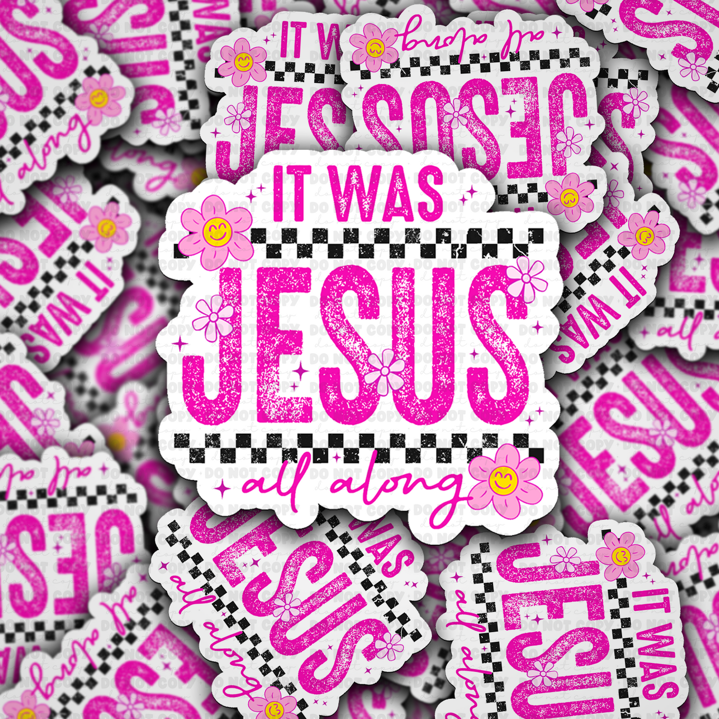 DC 2020 - It was Jesus all along Die Cut Sticker