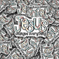 DC 1431 - Jesus changes everything die cut sticker