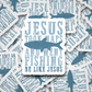 DC614 Jesus took naps and went fishing  Die cut sticker 3-5 Business Day TAT