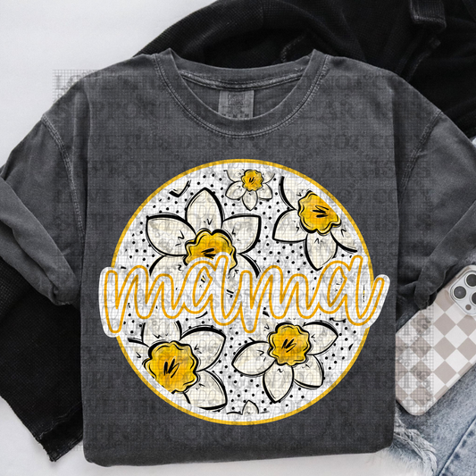 5539 - Jonquil March flower Mama circle *DTF