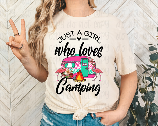 Just a girl who loves camping *DREAM TRANSFER* DTF